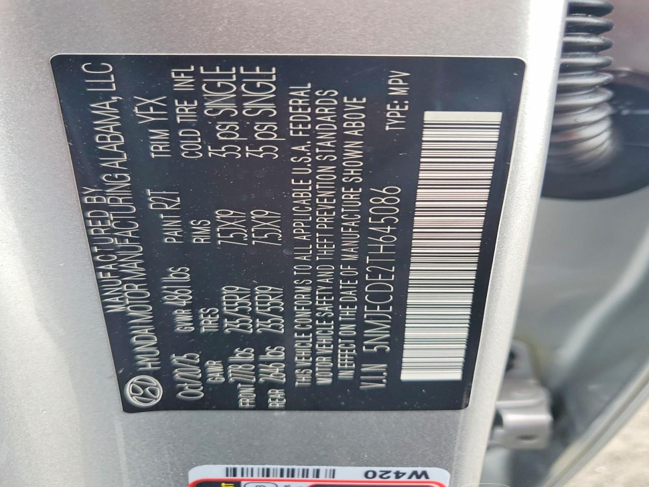 2026 HYUNDAI TUCSON LIMITED photo 25