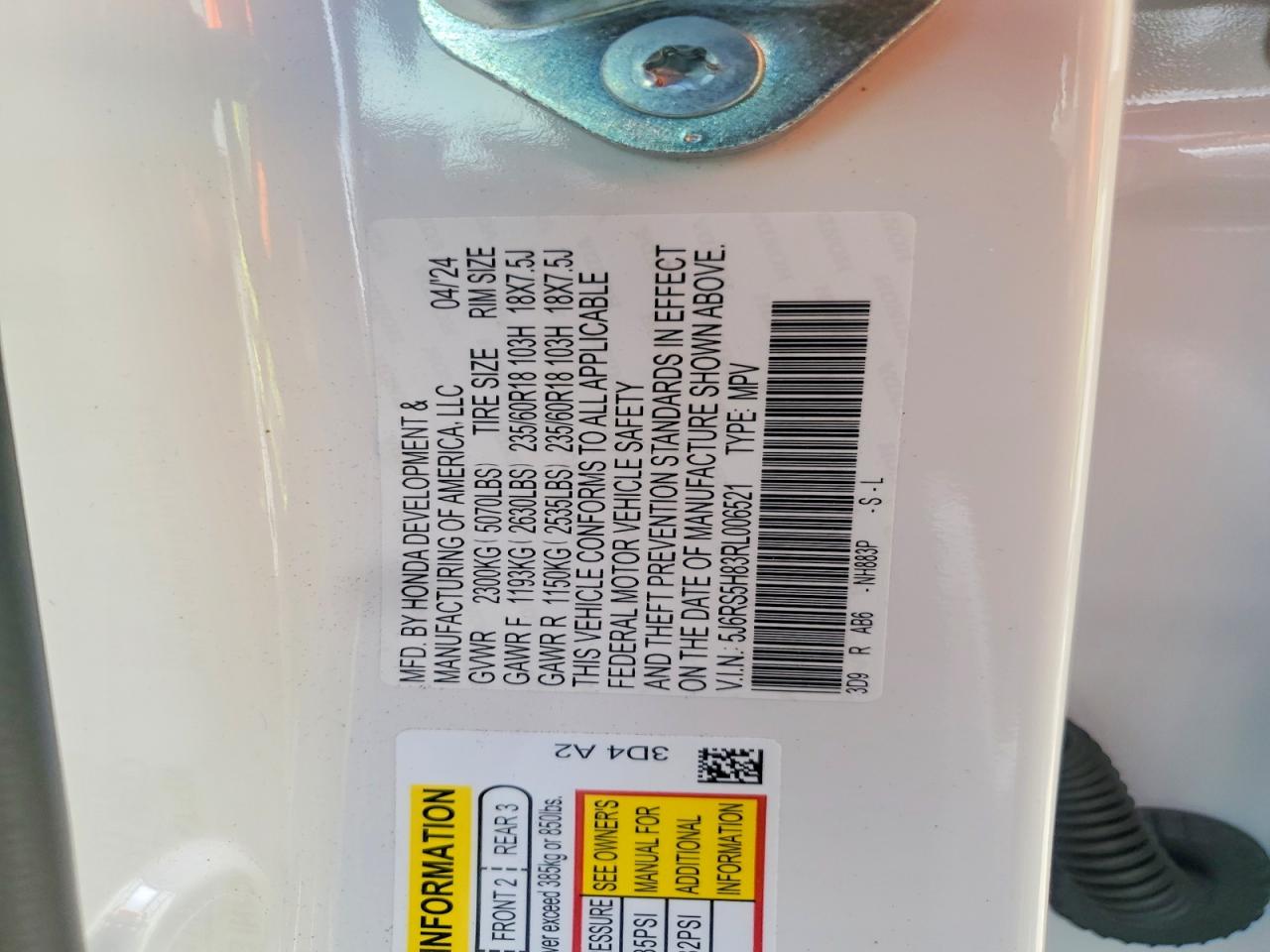 2024 HONDA CR-V SPORT-L photo 25