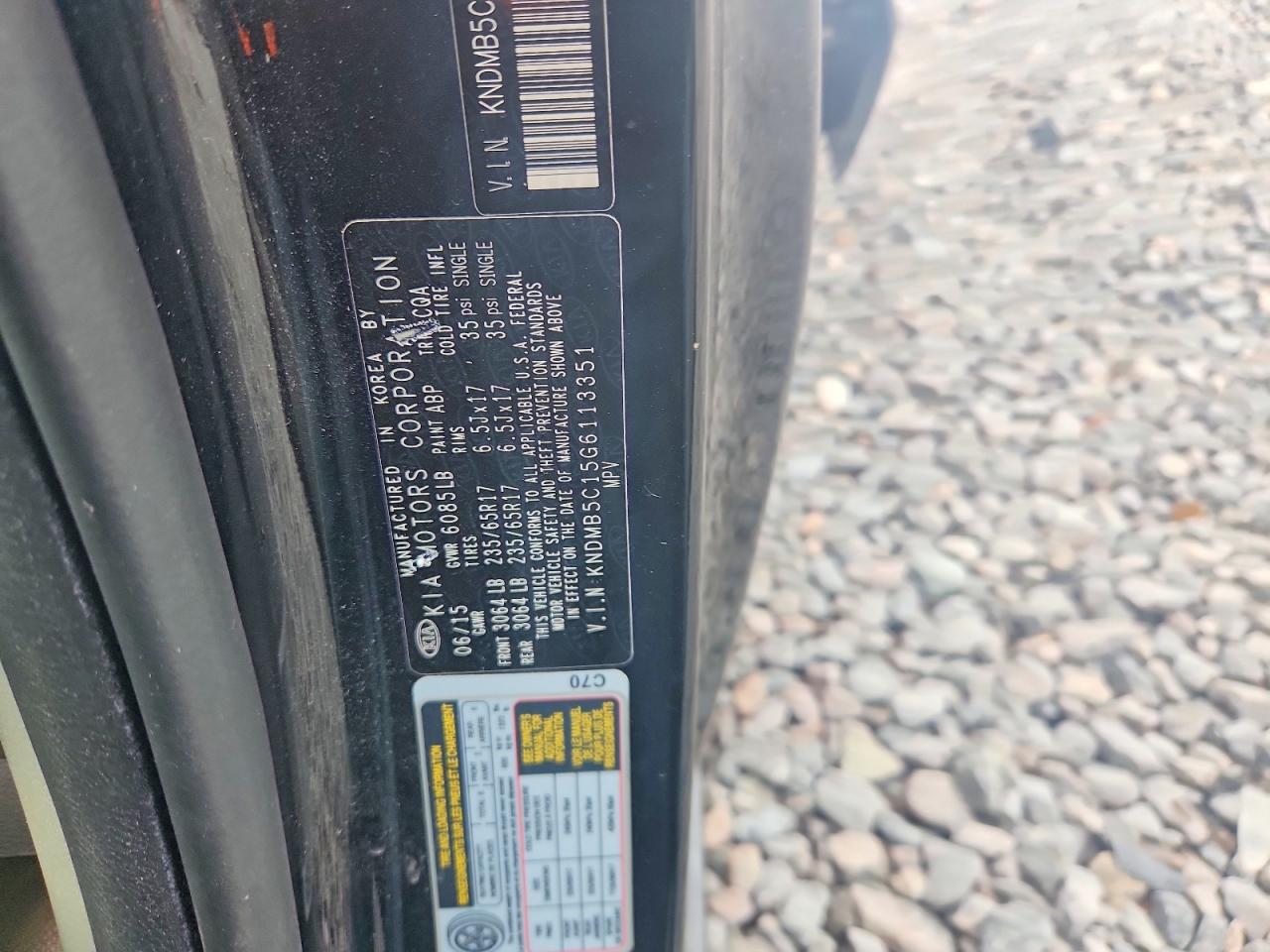 2016 KIA SEDONA LX photo 25
