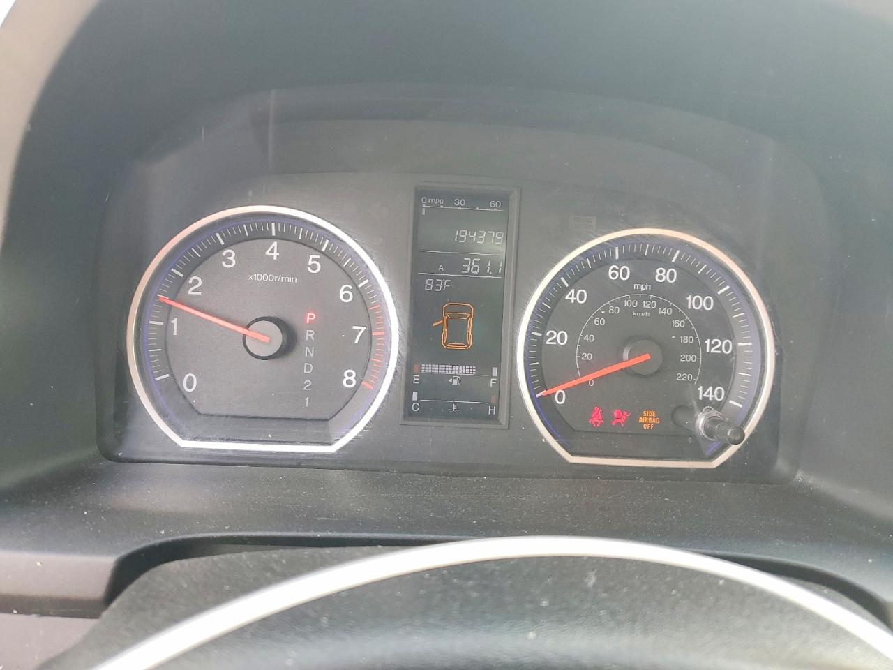 2007 HONDA CR-V EXL photo 9