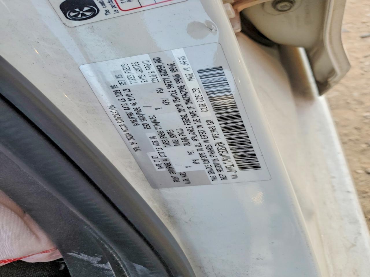 2021 MAZDA 6 TOURING photo 23