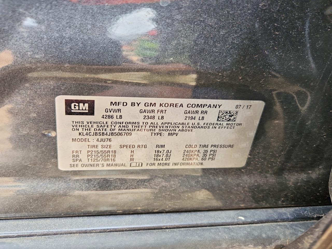 2018 BUICK ENCORE PREFERRED II photo 12