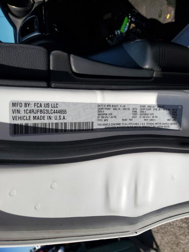 2020 JEEP GRAND CHEROKEE LIMITED photo 13