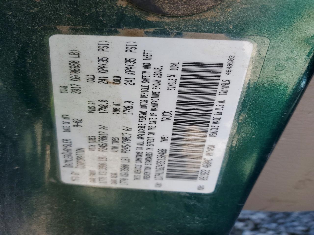 2003 DODGE RAM 1500 ST photo 25