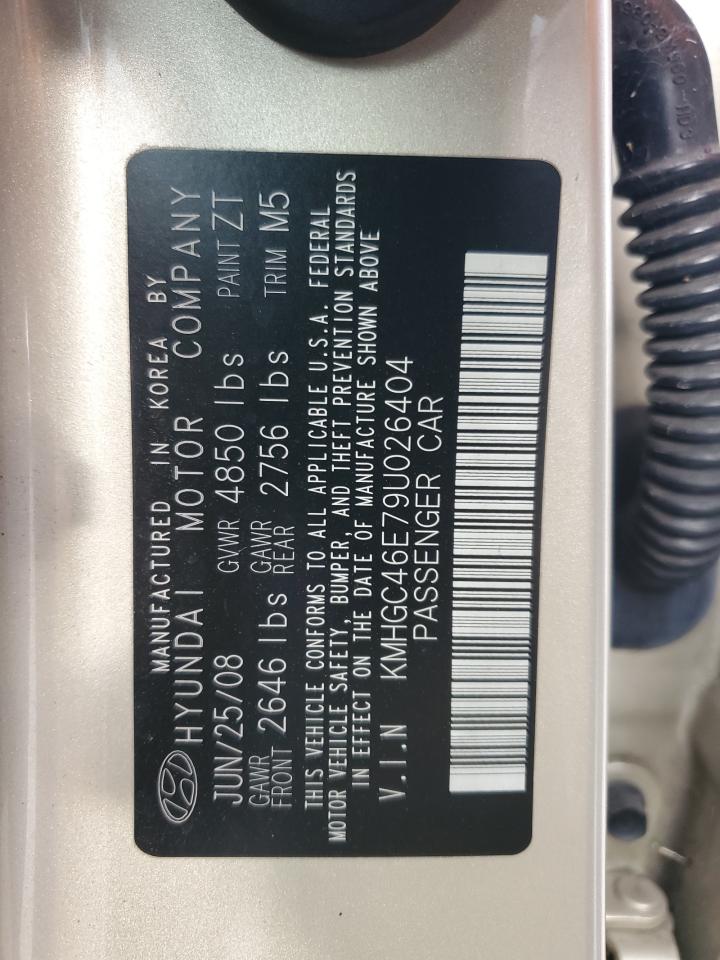 2009 HYUNDAI GENESIS 3.8L photo 12