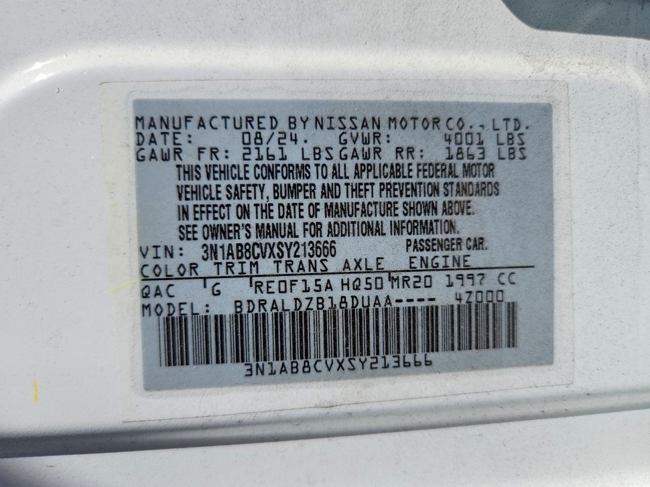 2025 NISSAN SENTRA photo 12