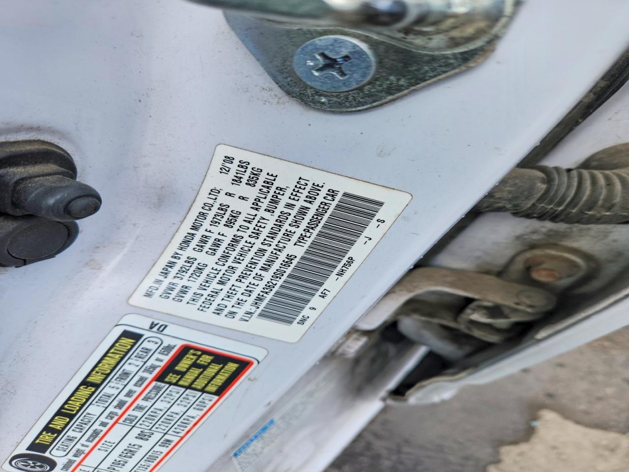 2009 HONDA CIVIC HYBRID photo 25