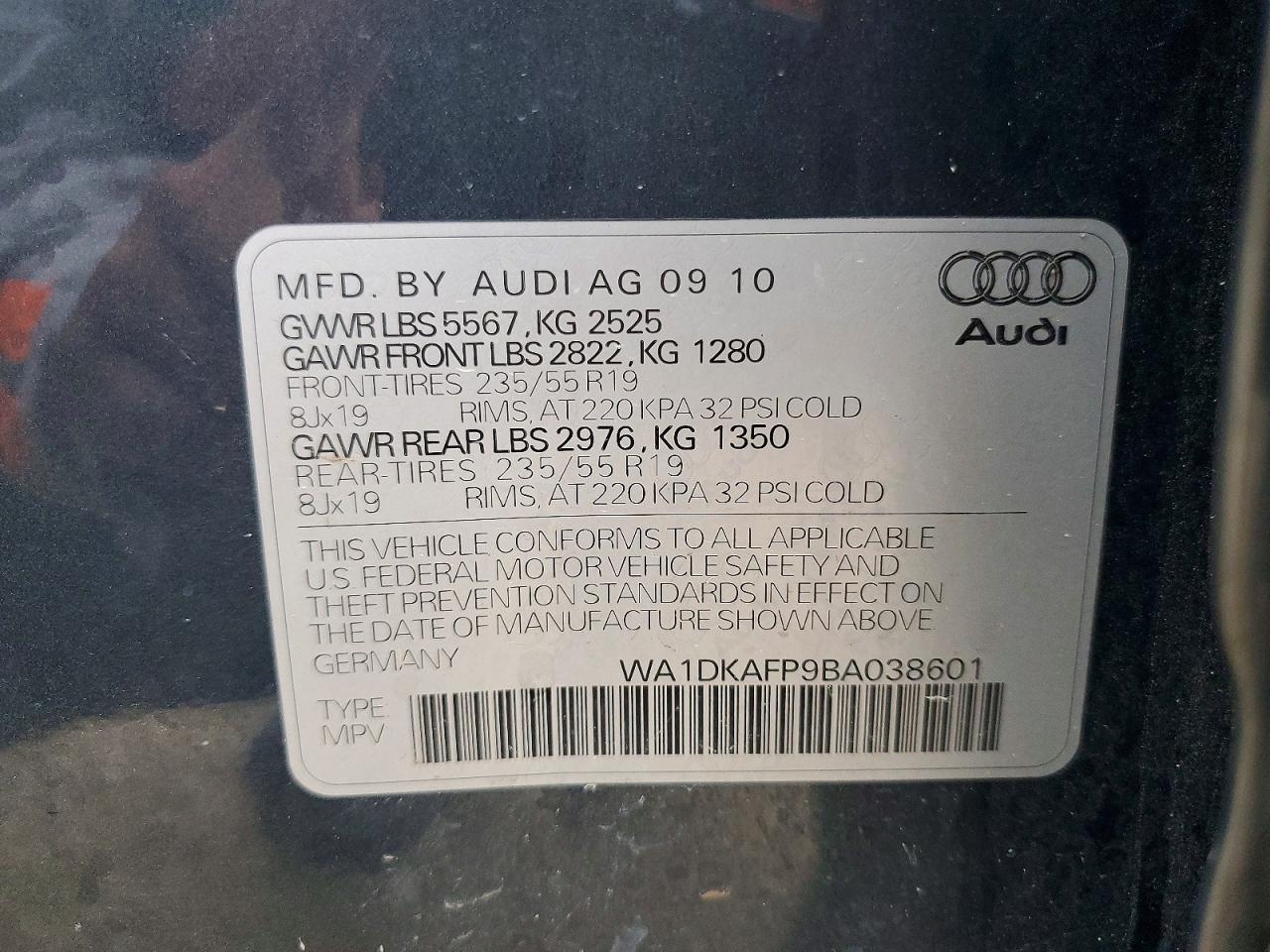 2011 AUDI Q5 PREMIUM PLUS photo 23