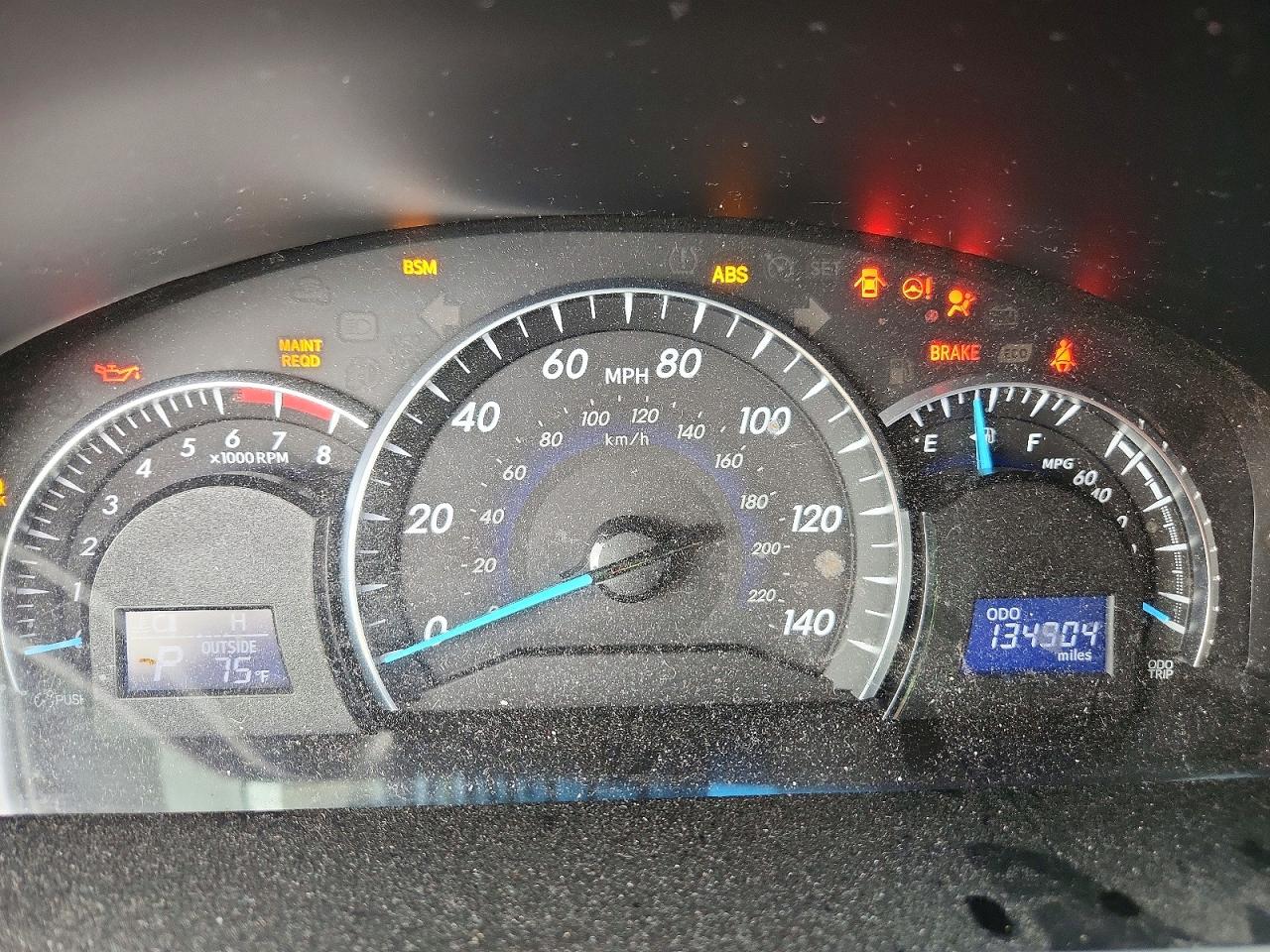 2014 TOYOTA CAMRY XLE V6 photo 9