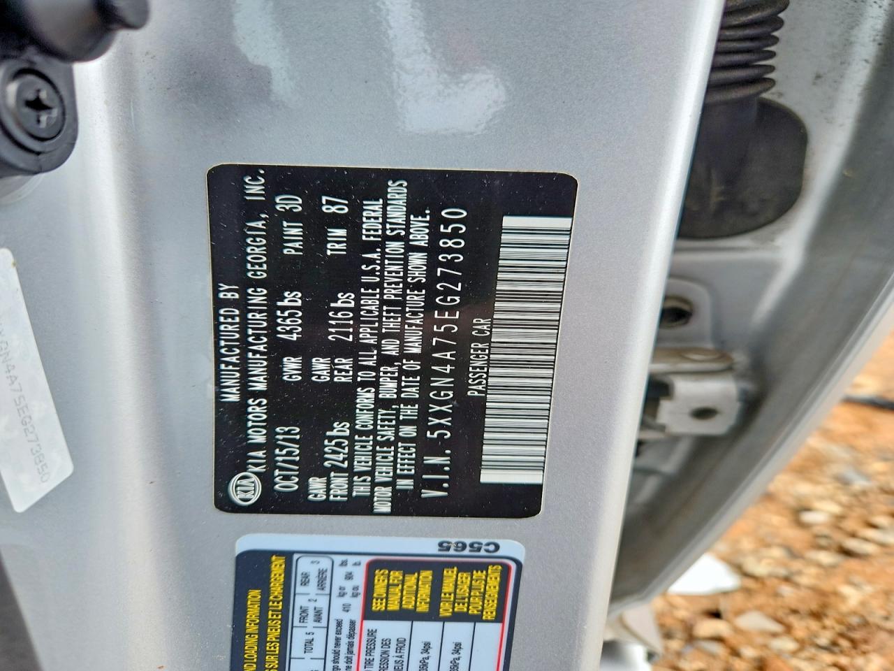 2014 KIA OPTIMA EX photo 23