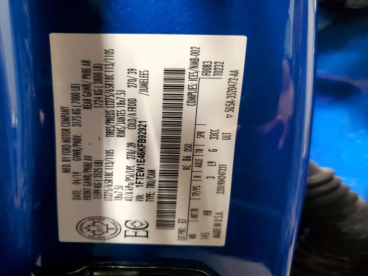 2019 FORD F150 SUPERCREW photo 25