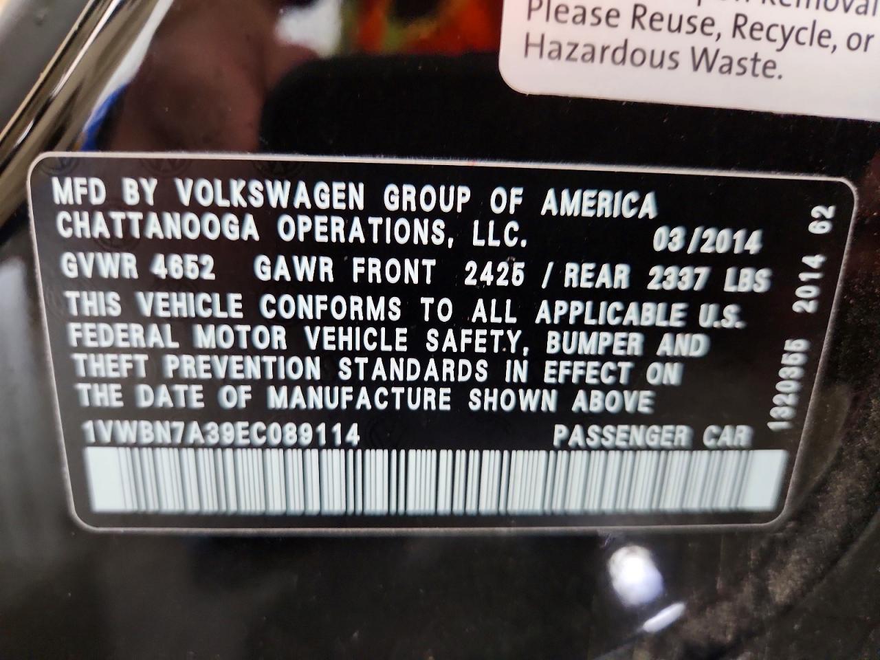 2014 VOLKSWAGEN PASSAT SE photo 23