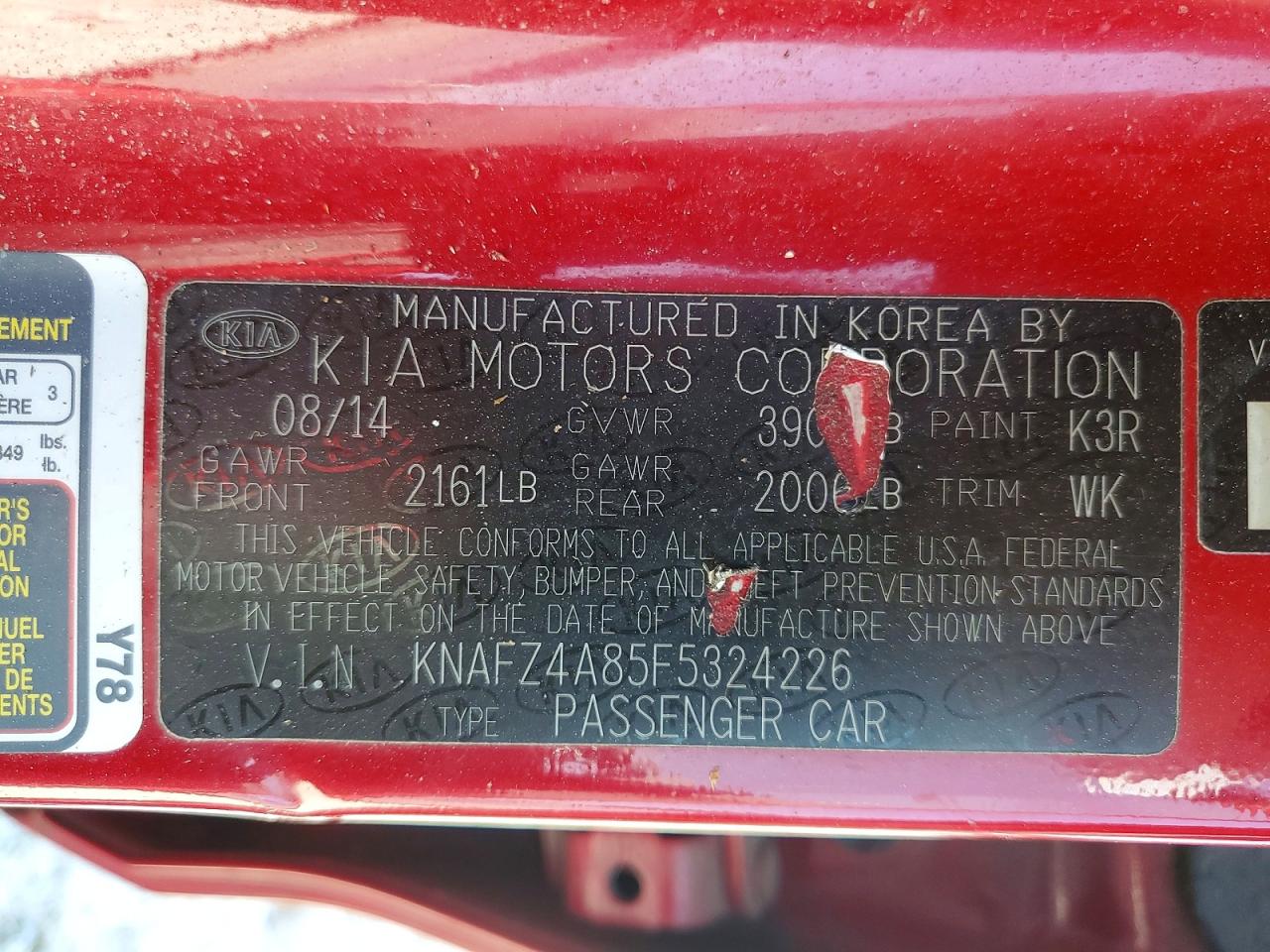 2015 KIA FORTE EX photo 34