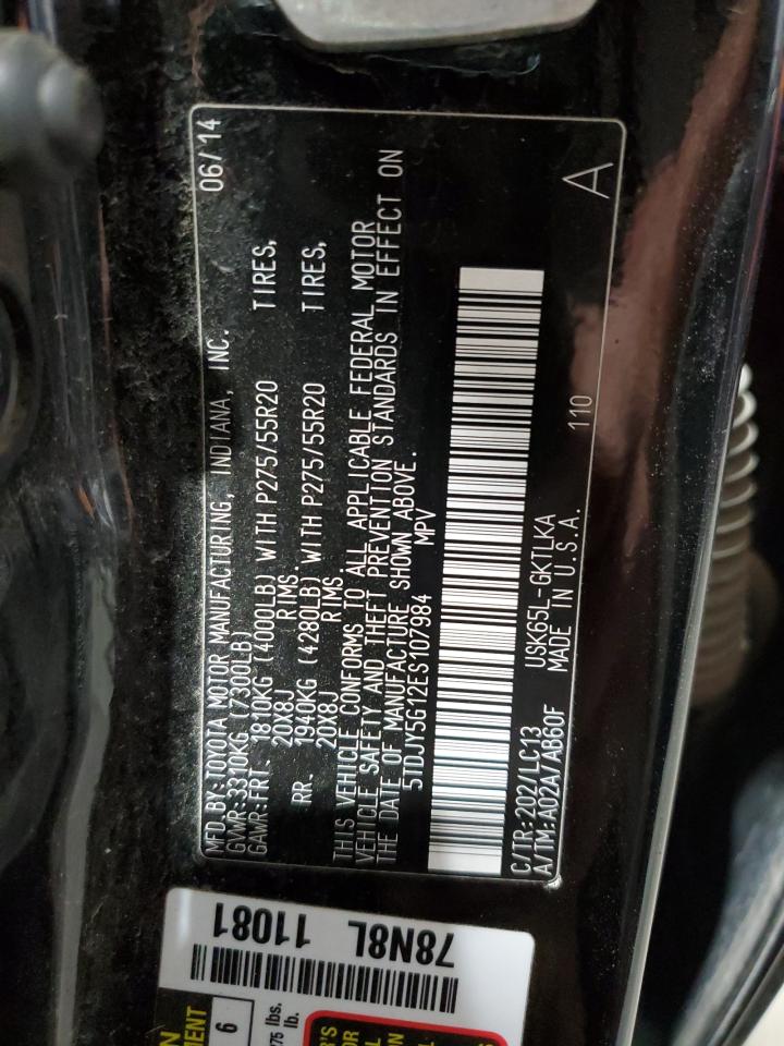 2014 TOYOTA SEQUOIA LIMITED photo 13