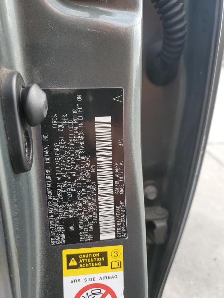 2013 TOYOTA HIGHLANDER BASE photo 14