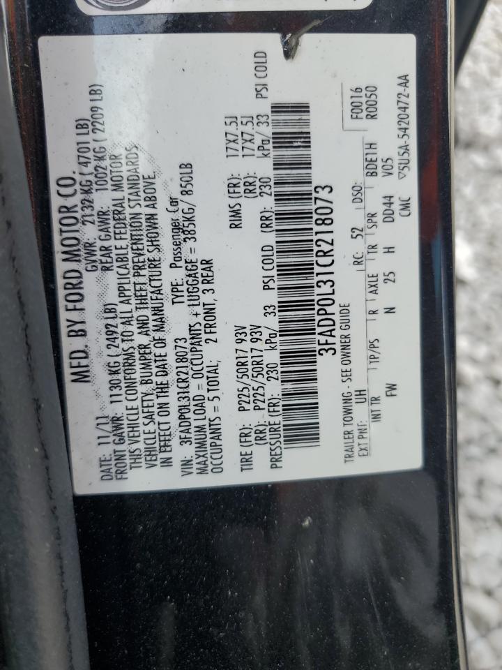 2012 FORD FUSION HYBRID photo 23