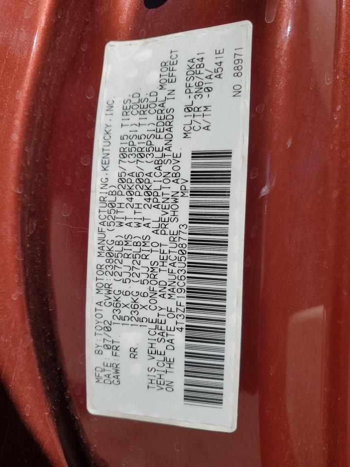 2003 TOYOTA SIENNA CE photo 27
