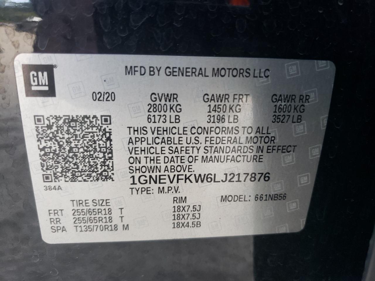2020 CHEVROLET TRAVERSE LS photo 25