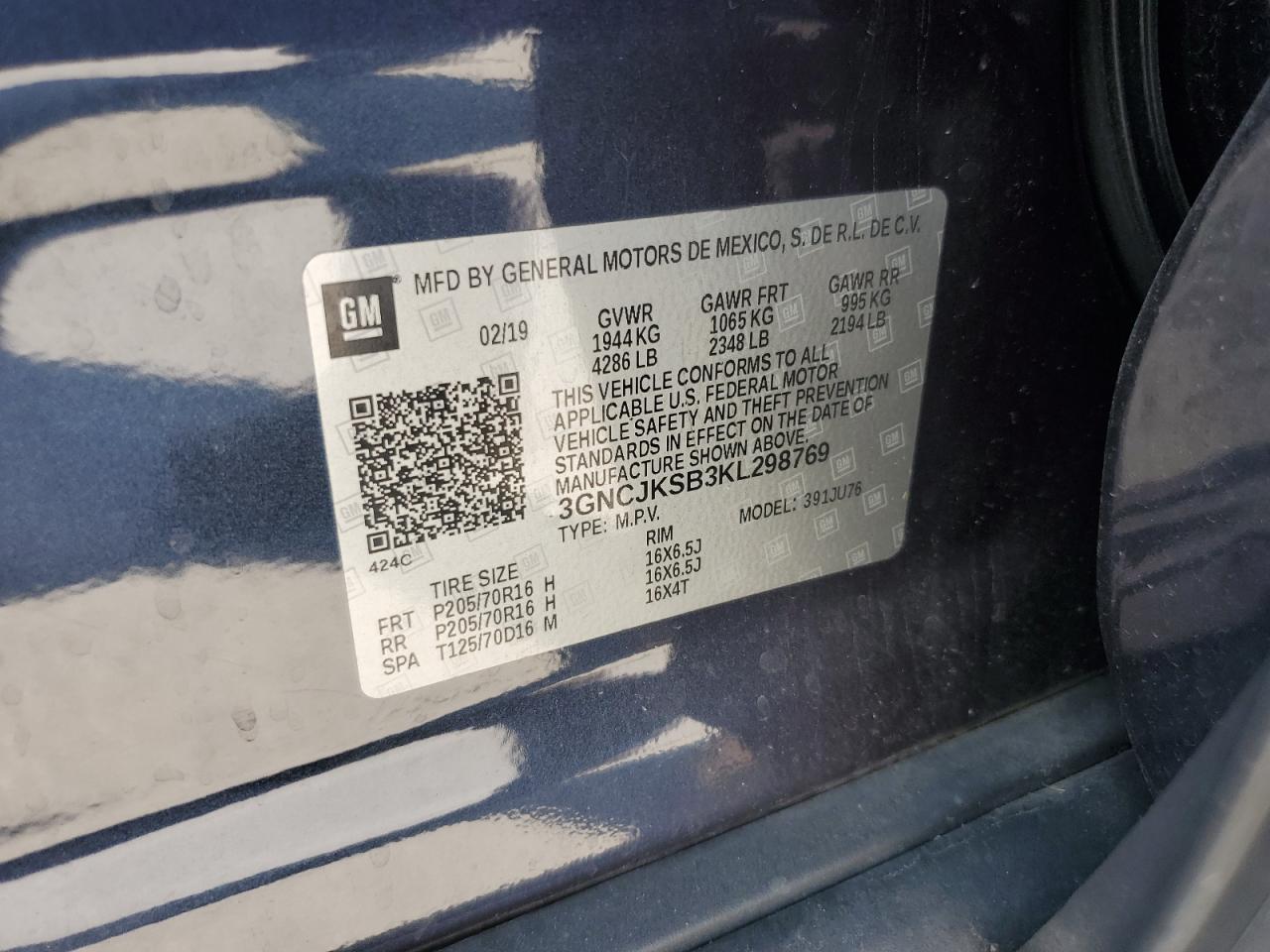 2019 CHEVROLET TRAX LS photo 27