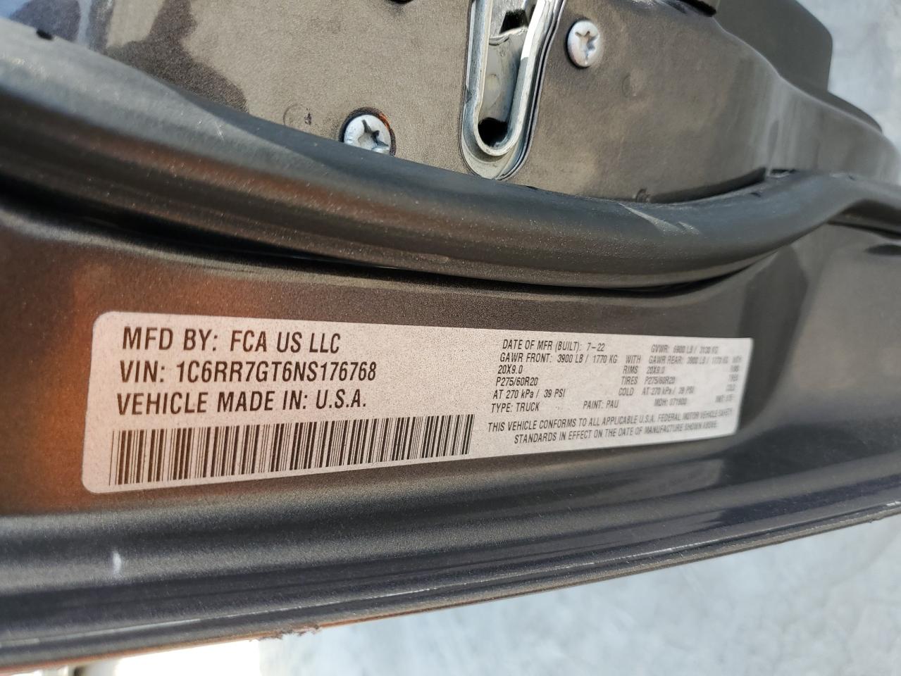 2022 RAM 1500 CLASSIC SLT photo 13