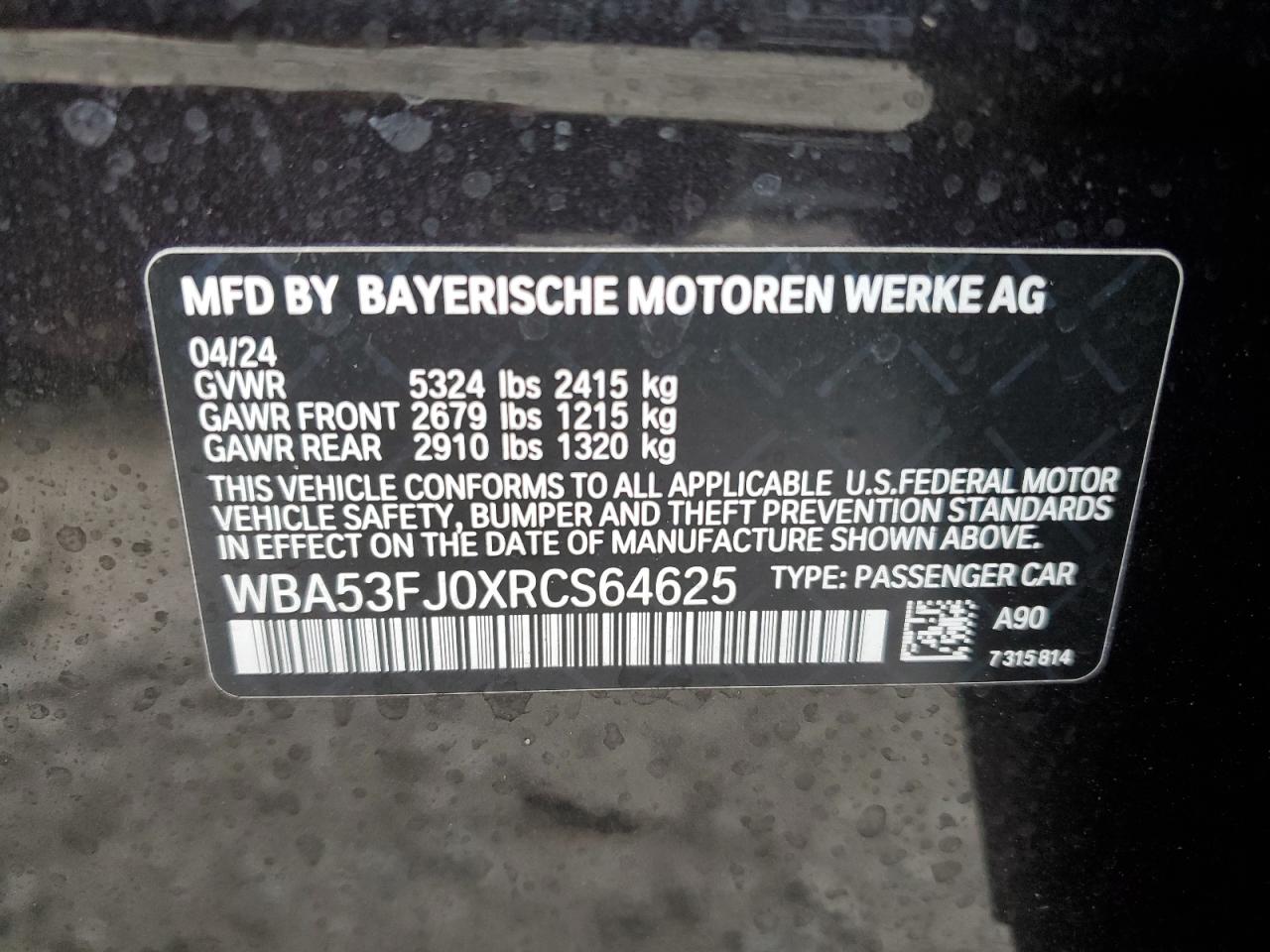 2024 BMW 530 XI photo 34