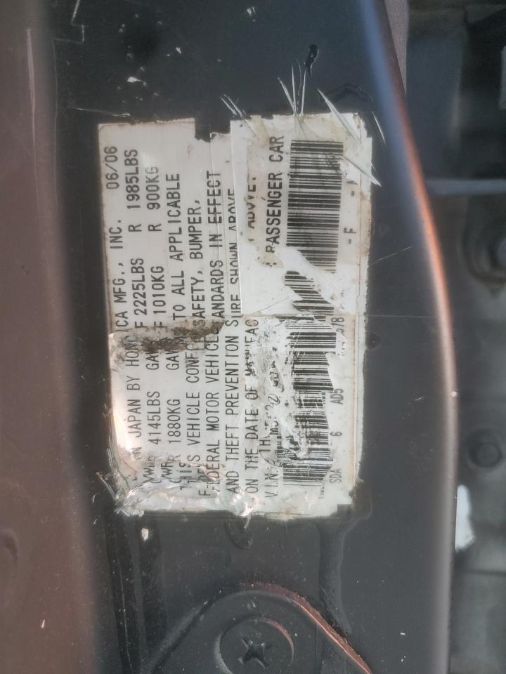 2006 HONDA ACCORD EX photo 23