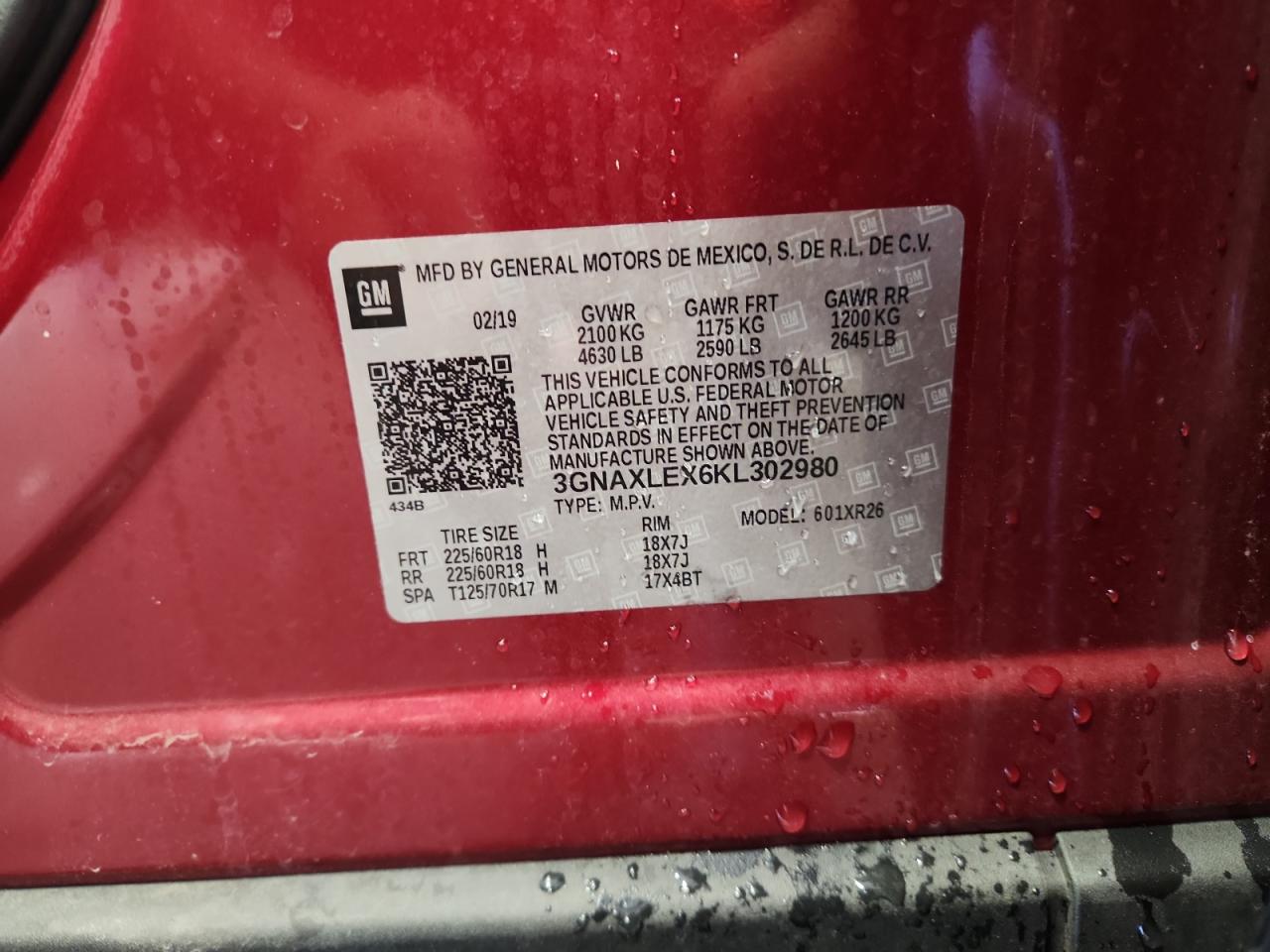 2019 CHEVROLET EQUINOX LT photo 27