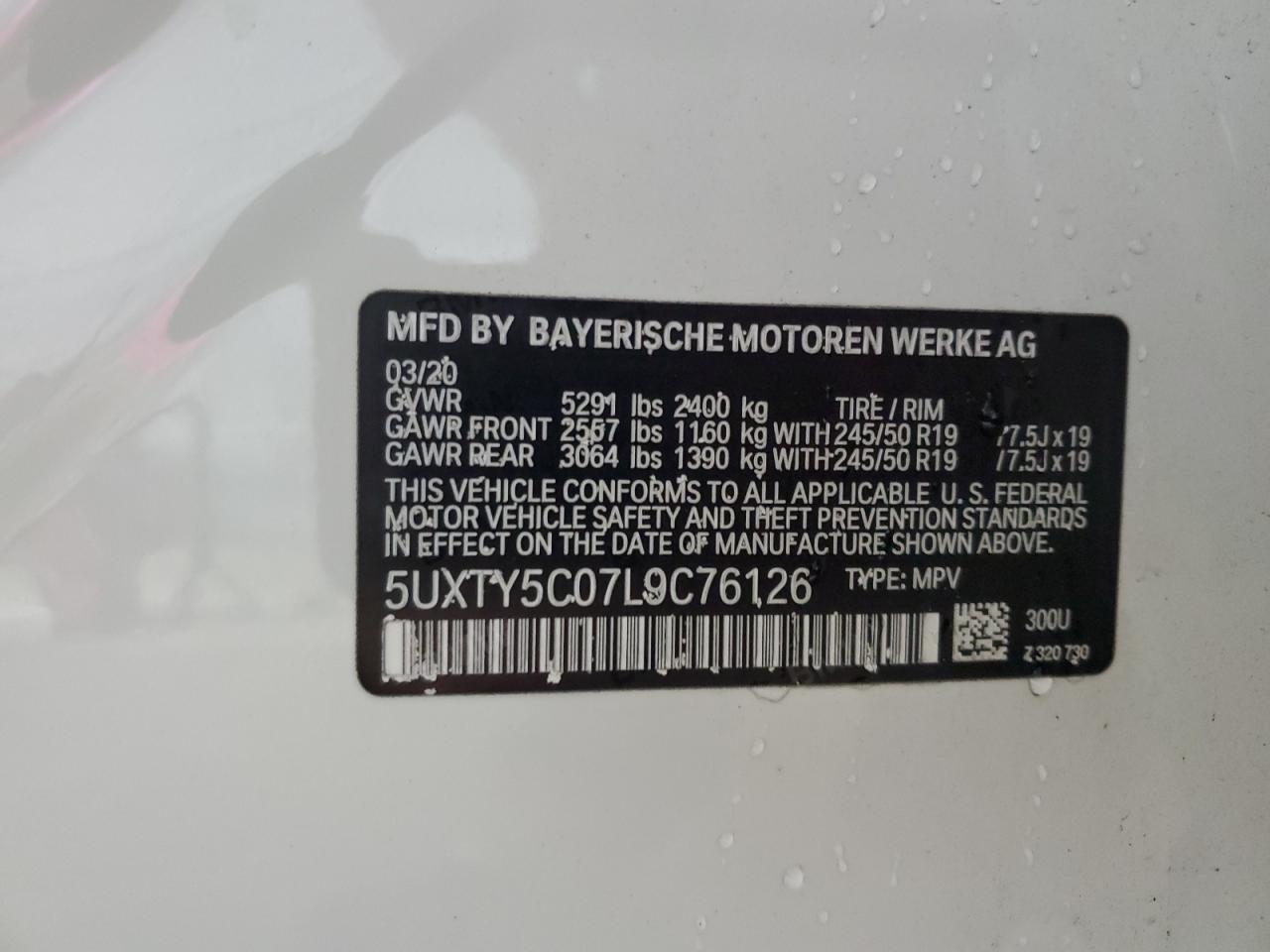 2020 BMW X3 XDRIVE30I photo 25