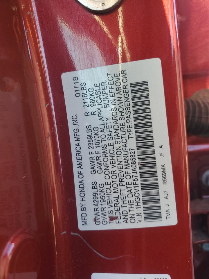 2018 HONDA ACCORD EXL photo 23