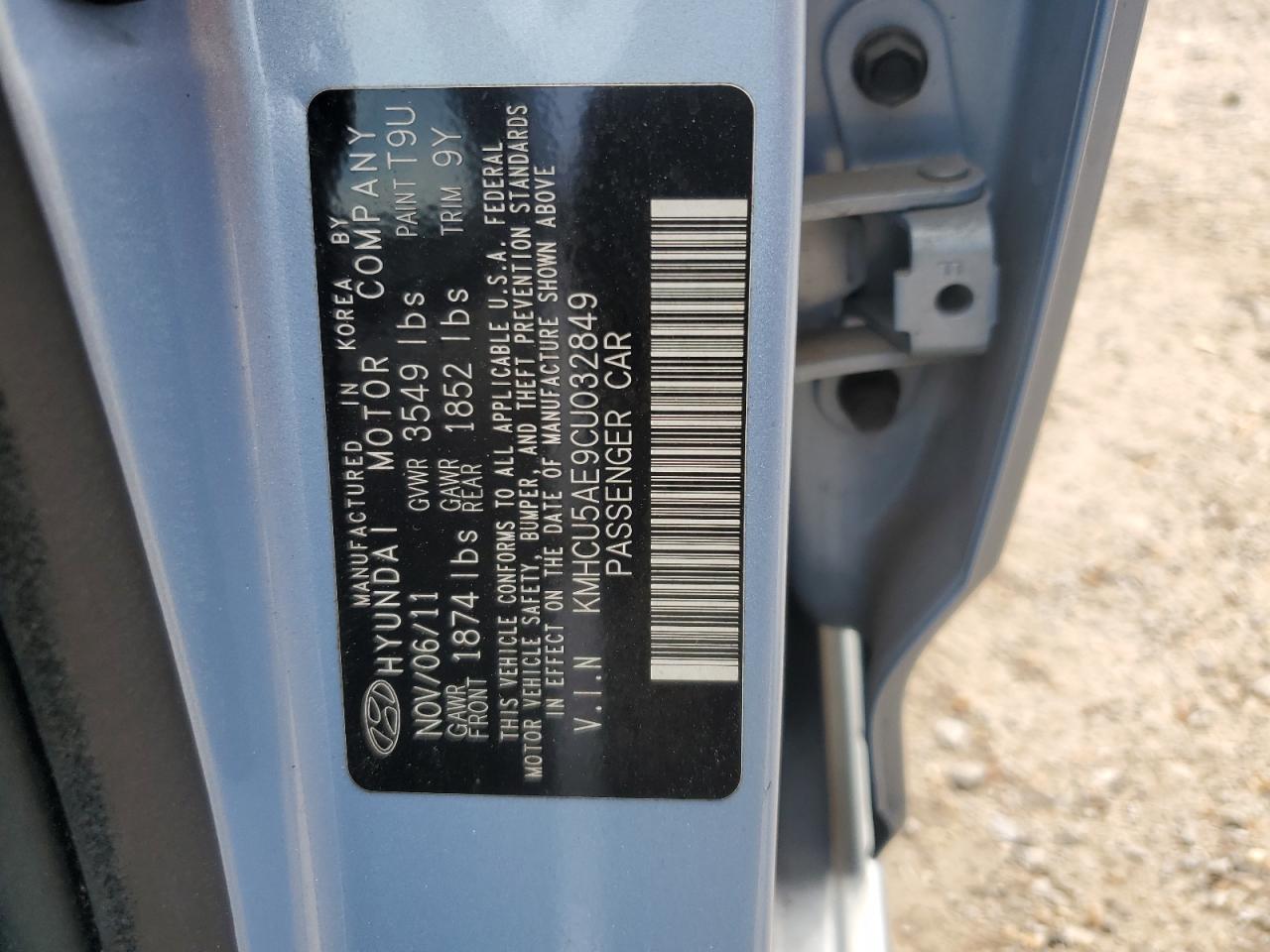 2012 HYUNDAI ACCENT GLS photo 34