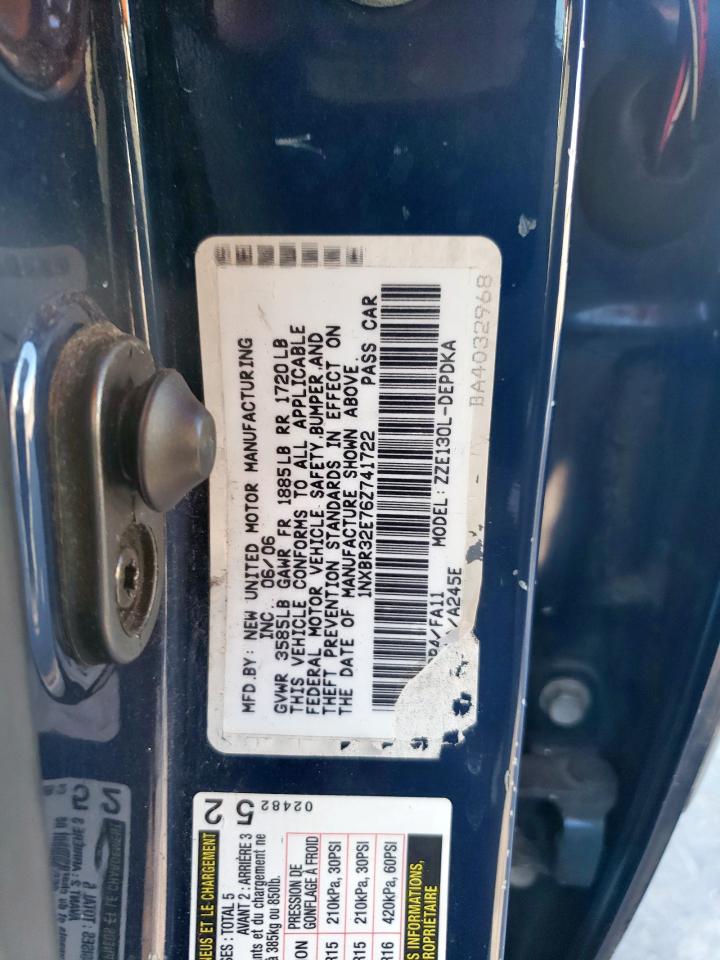 2006 TOYOTA COROLLA CE photo 37