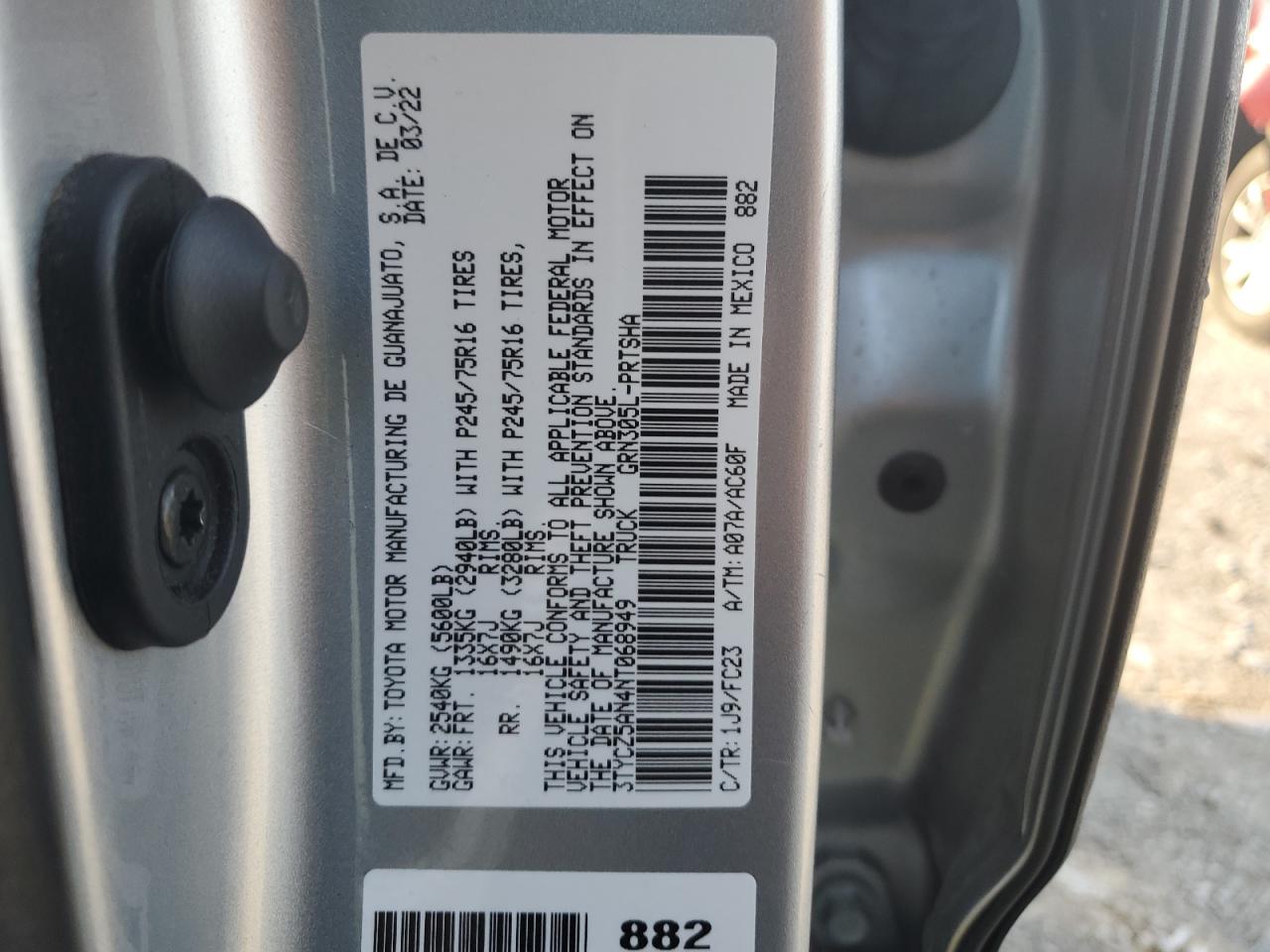 2022 TOYOTA TACOMA DOUBLE CAB photo 13