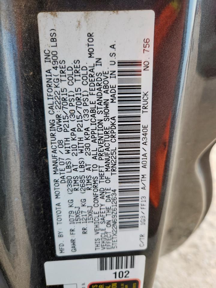 2009 TOYOTA TACOMA ACCESS CAB photo 13