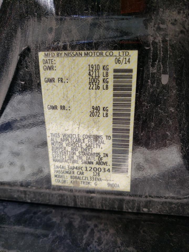 2015 NISSAN ALTIMA 2.5 photo 23