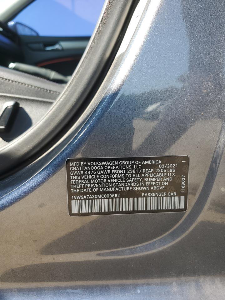2021 VOLKSWAGEN PASSAT SE photo 12