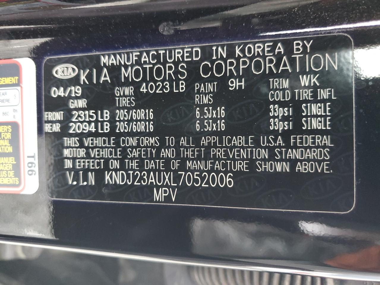 2020 KIA SOUL LX photo 14