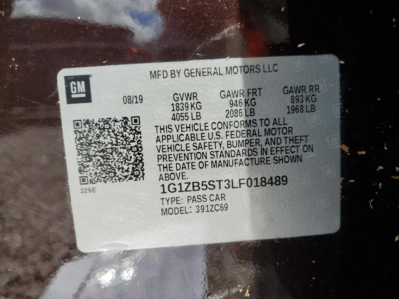 2020 CHEVROLET MALIBU LS photo 23