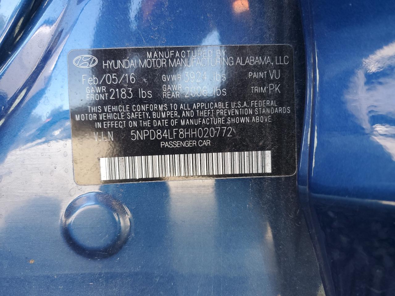 2017 HYUNDAI ELANTRA SE photo 23