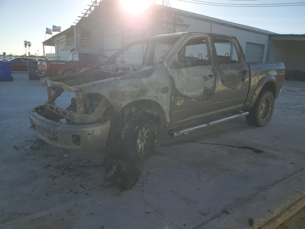 2014 RAM 1500 LONGHORN — BURN damage — photo 1