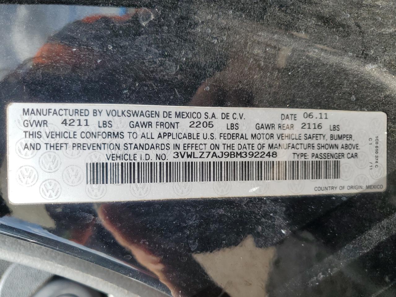 2011 VOLKSWAGEN JETTA SEL photo 23