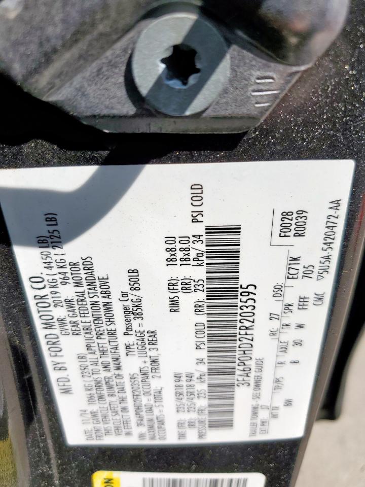 2015 FORD FUSION SE photo 23