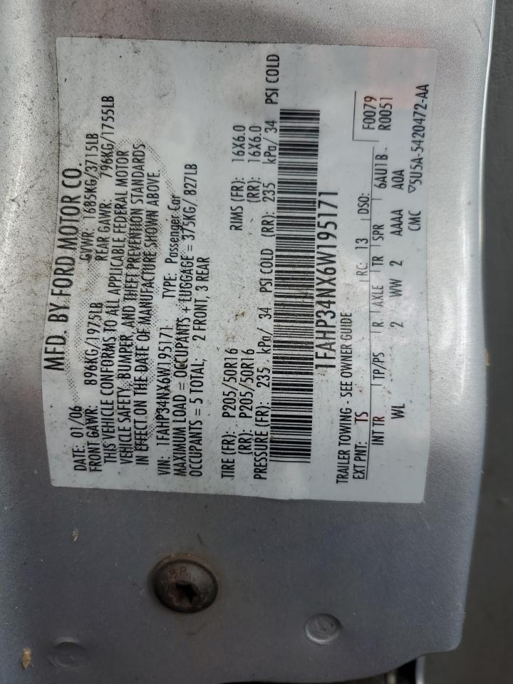 2006 FORD FOCUS ZX4 photo 12