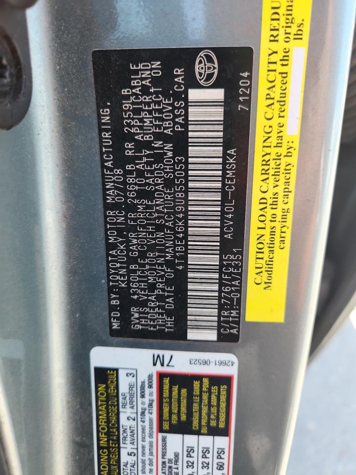 2009 TOYOTA CAMRY BASE photo 34