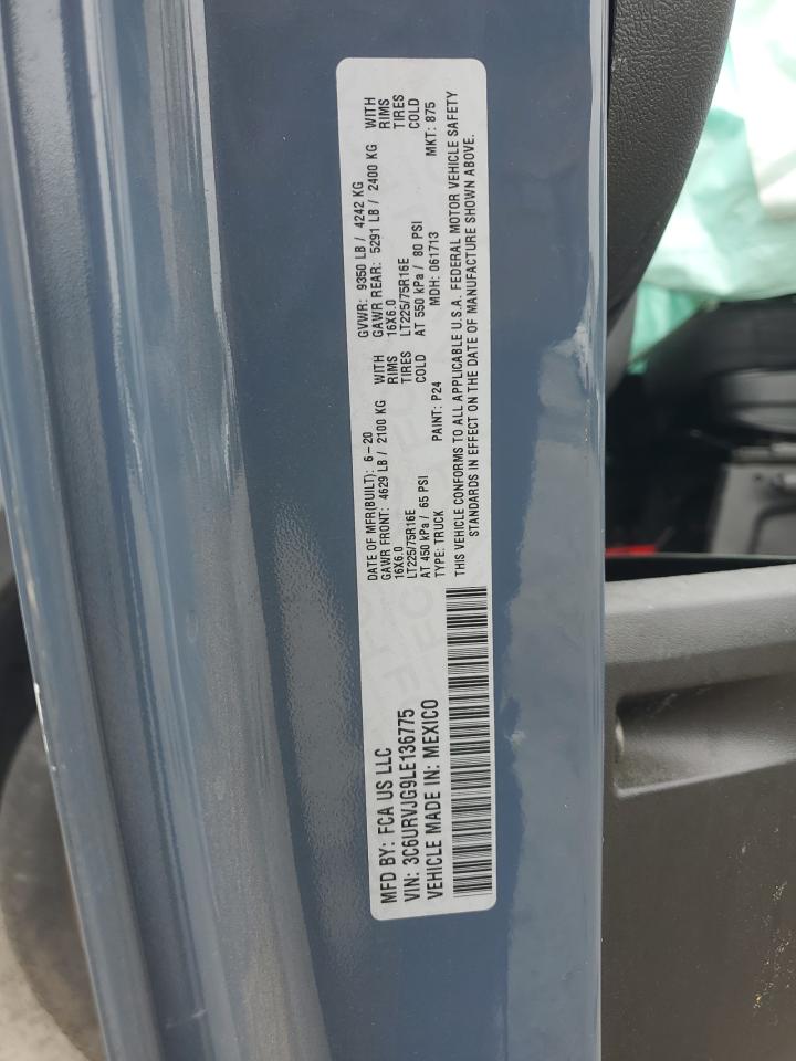 2020 RAM PROMASTER 3500 3500 HIGH photo 25