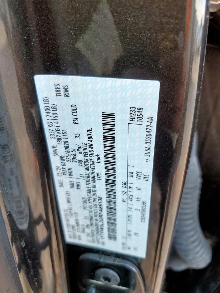 2024 FORD F150 XLT photo 12