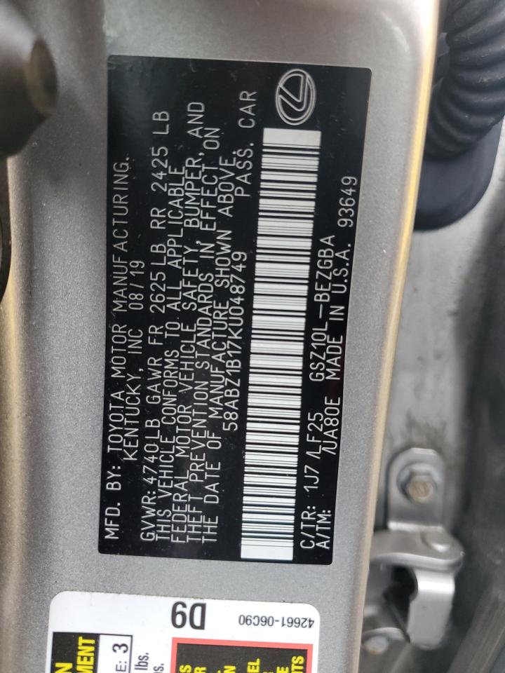 2019 LEXUS ES 350 photo 34