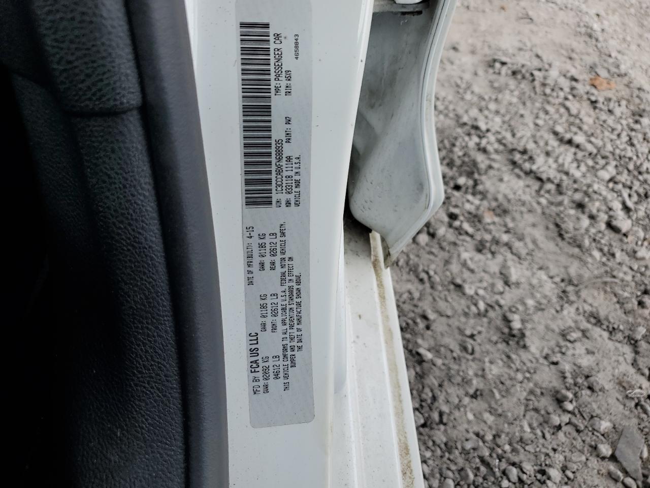 2015 CHRYSLER 200 LIMITED photo 34