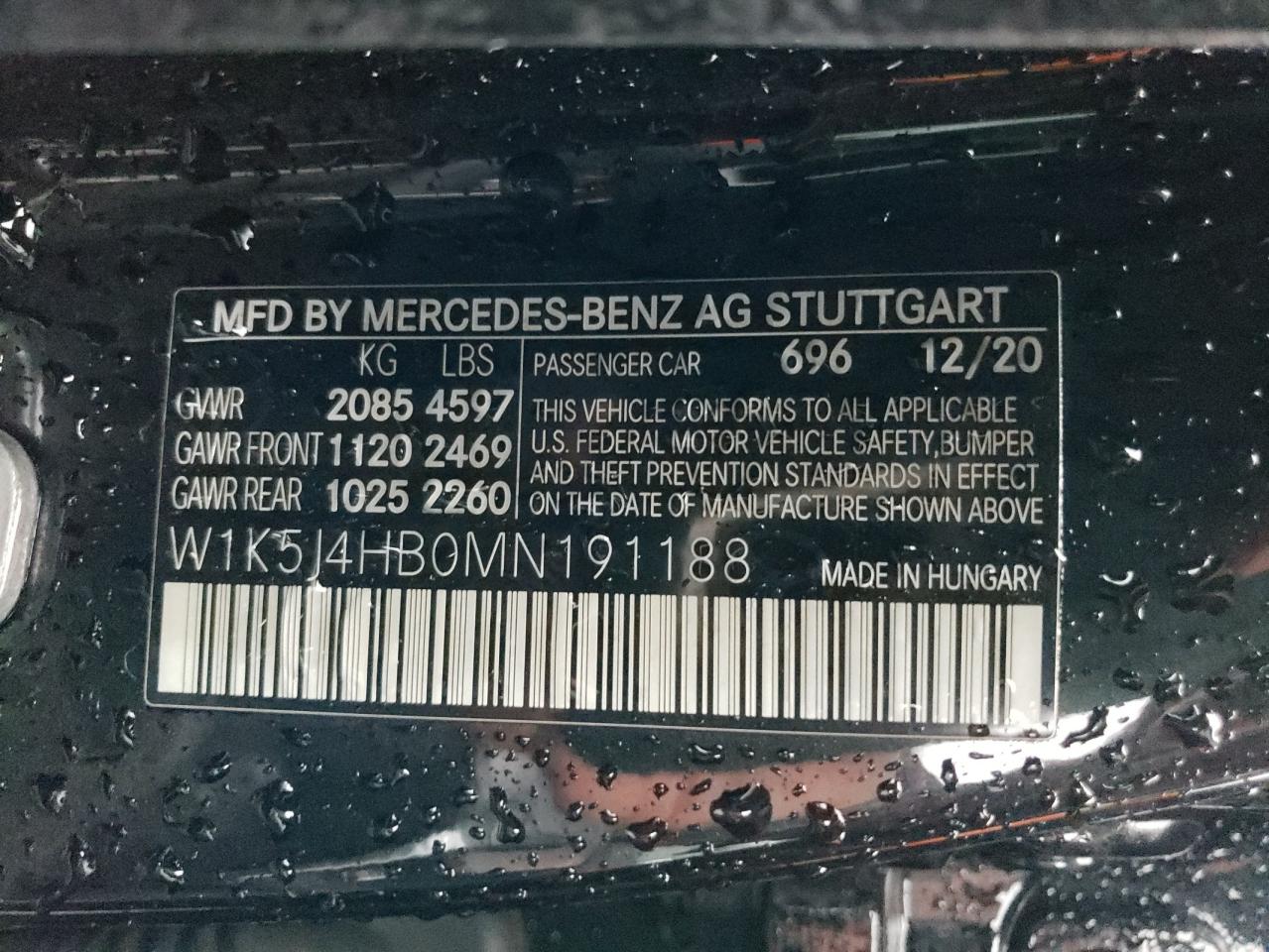 2021 MERCEDES-BENZ CLA 250 4MATIC photo 13