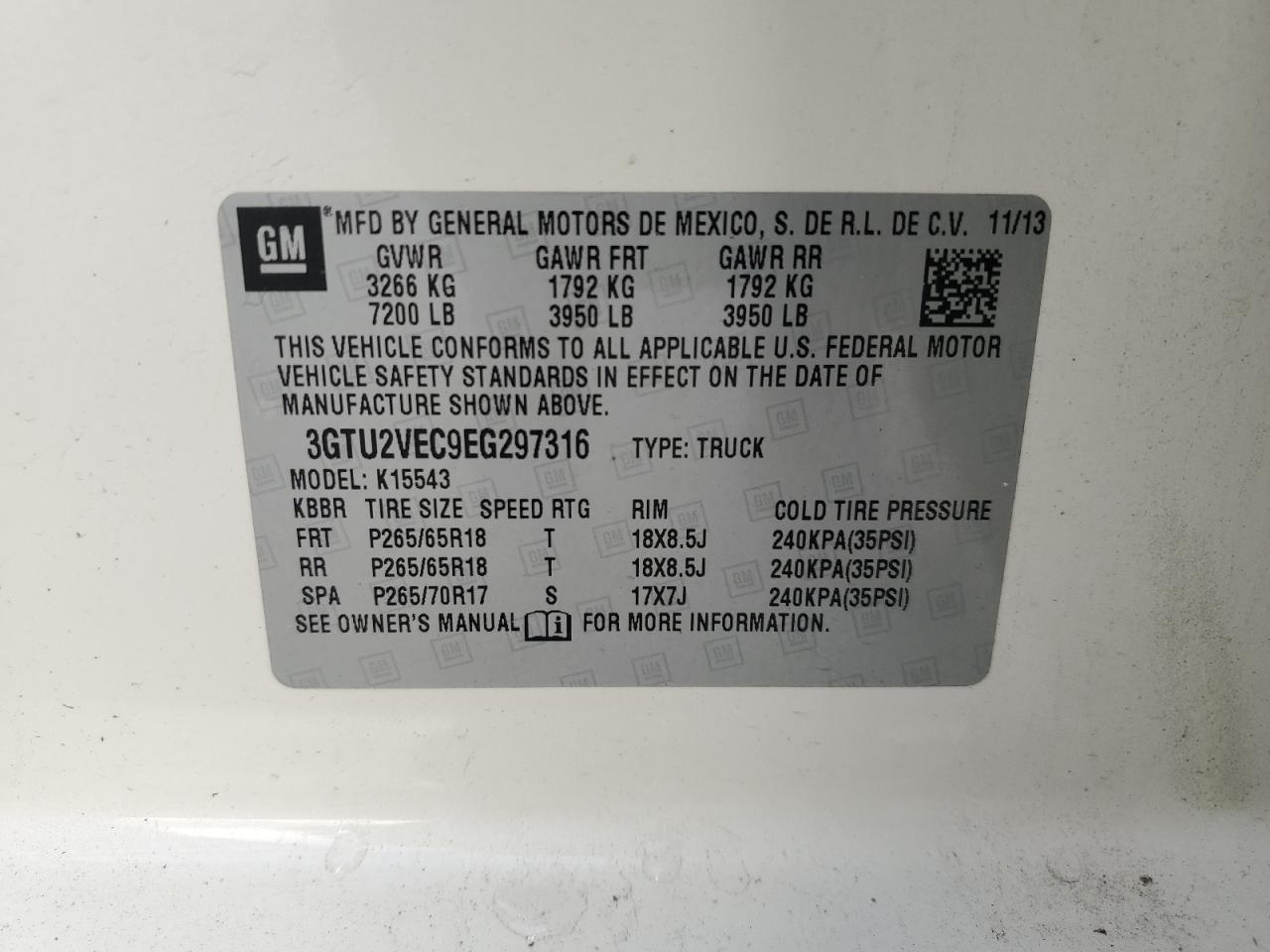2014 GMC SIERRA K1500 SLT photo 12
