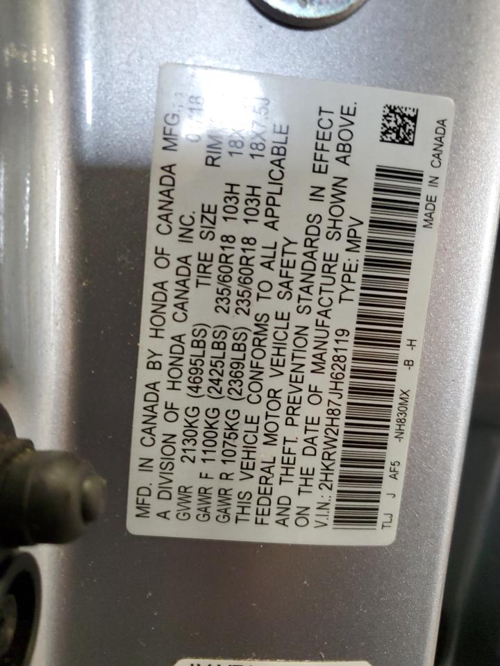 2018 HONDA CR-V EXL photo 13
